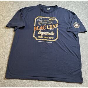 Blac Leaf “Legends” Strength Courage Victory 3XL T-shirt Navy